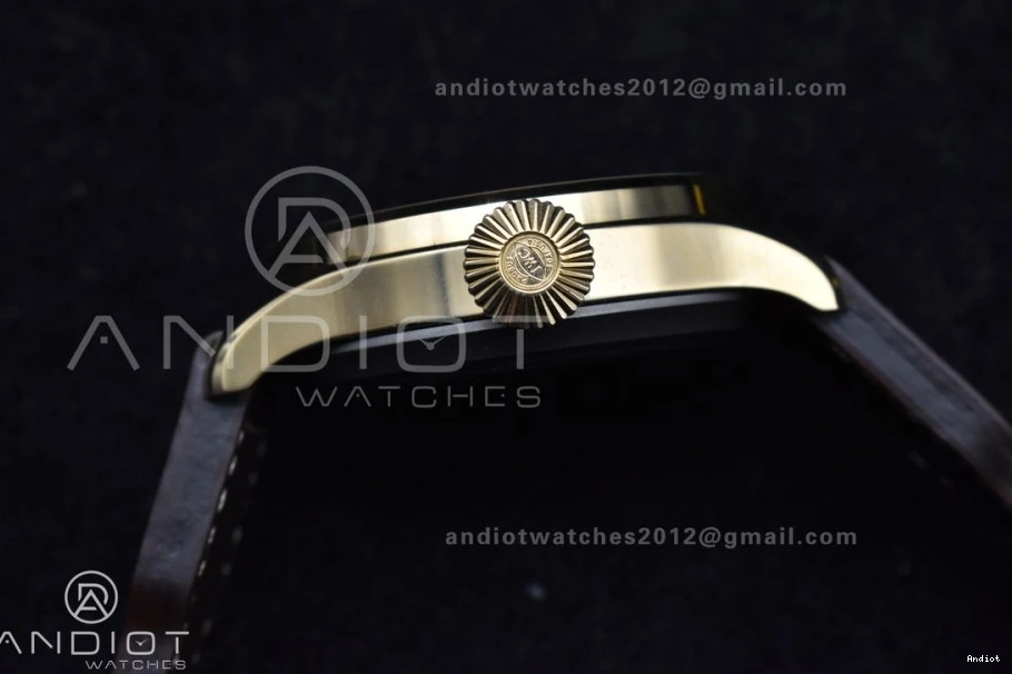 ZF Best Brown on Dial Edition IW501005 UrbanChic Strap Big Real Black Bronze 519 Leather 1:1 A Pilot 0713